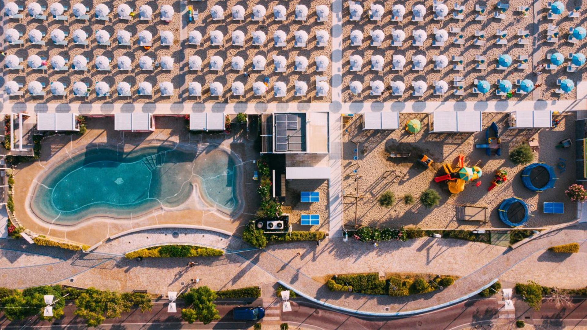Hotel International Direttamente Sulla Sabbia Misano Adriatico Εξωτερικό φωτογραφία